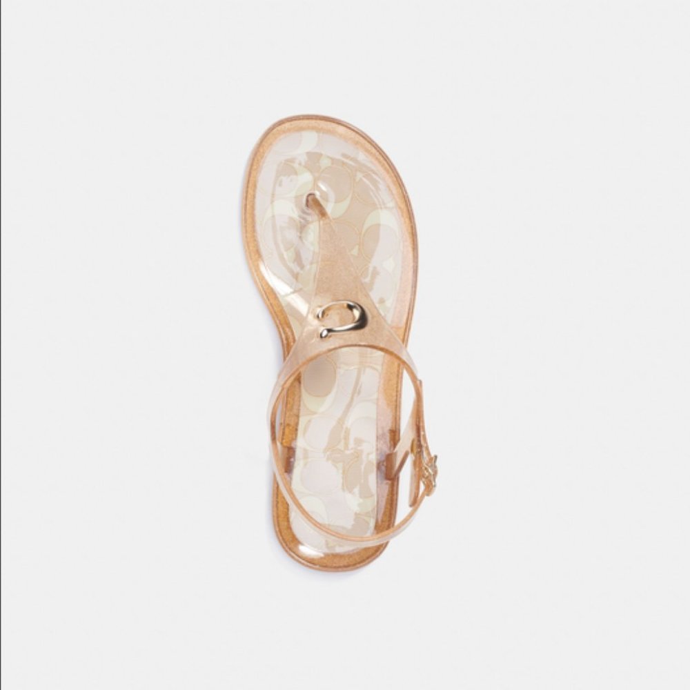 Coach Jelly Slingback Thong Sandals - Picture 8 of 11